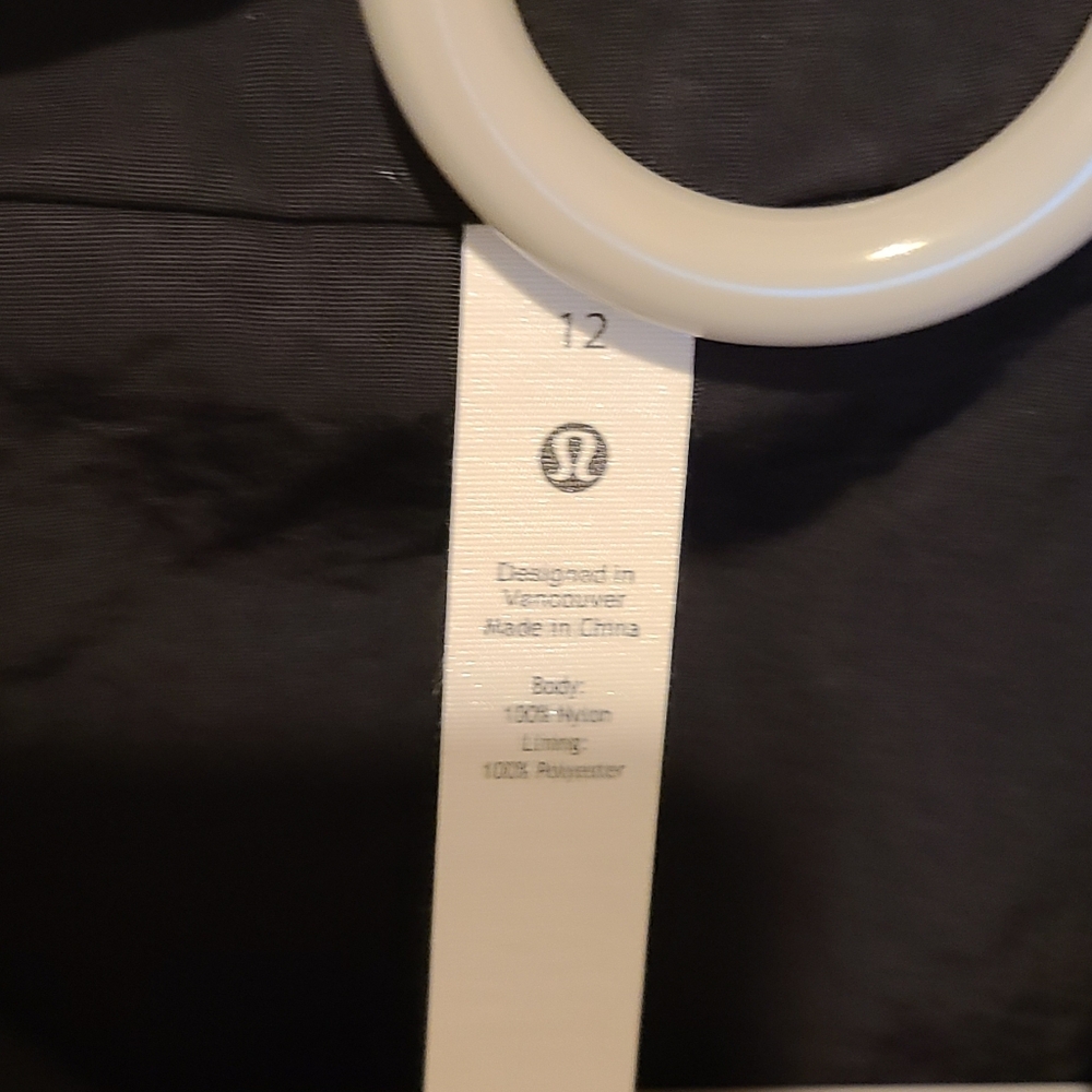 Lululemon Lightweight Collared A-Line Coat Size 12 in Black - Picture 8 of 13